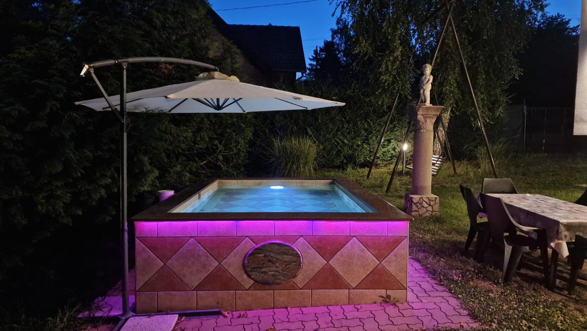 Pilis Hills View Deluxe House With Pool & Ac Near Bp Vila Pilisszentivan Exterior foto